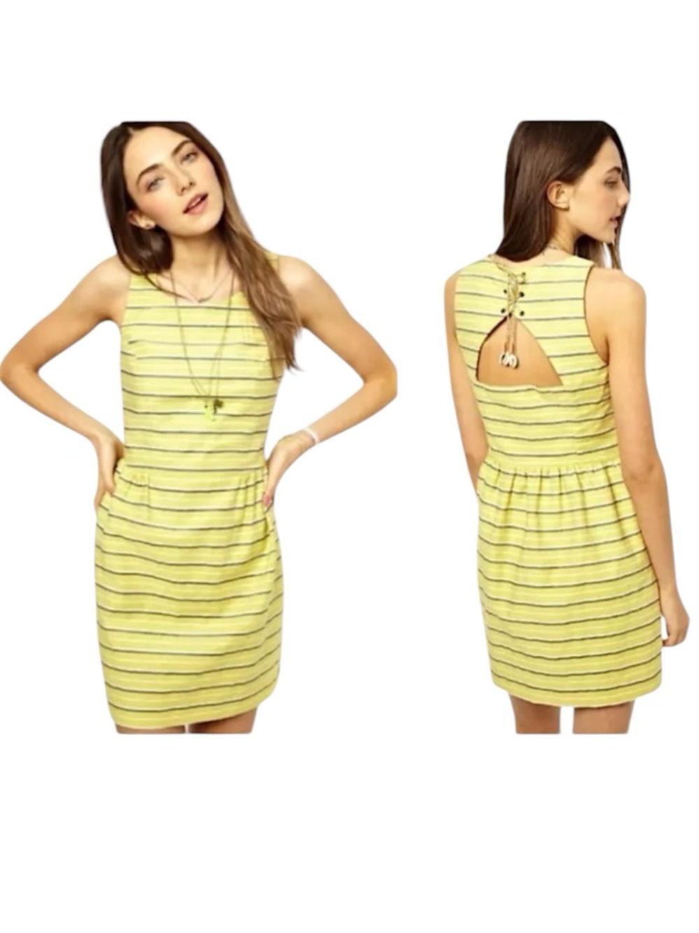 Scotch & Soda Maison Scotch Cruise Collection Striped Seashell Dress size 2 (M)